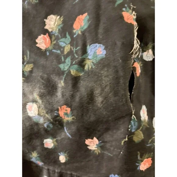 Lee Women's Skort Skirt Mid Rise Regular Fit Cargo Pockets Size 10 M Floral - Picture 13 of 16